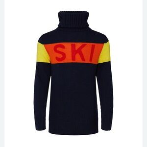 Perfect Moment Navy and Red SKI Sweater
